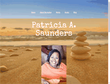 Tablet Screenshot of patriciaasaunders.com